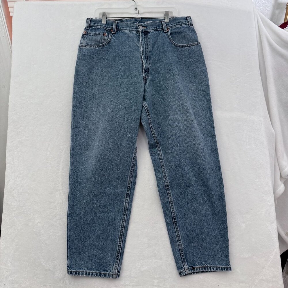 Vintage Levis 560 Jeans Mens 36x29 (34x28) Blue Comfort Fit Baggy Tappered Leg